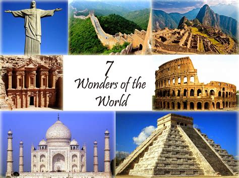 7 Wonders of the Modern World 2024 Seven Wonders of the World